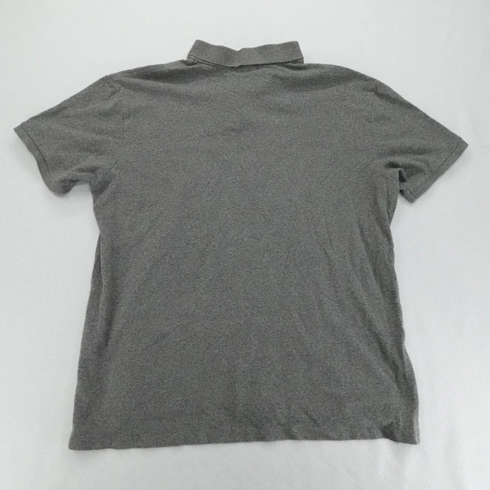 Polo Ralph Lauren Polo Shirt Mens XXL Gray Slim Fit Pony Casual Classic Preppy